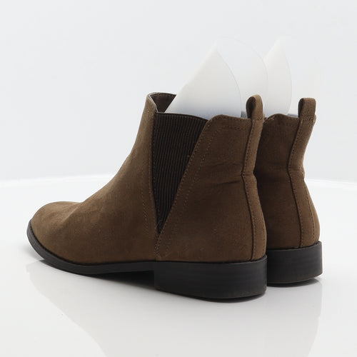 Primark Womens Brown Polyester Chelsea Boot UK 5 38