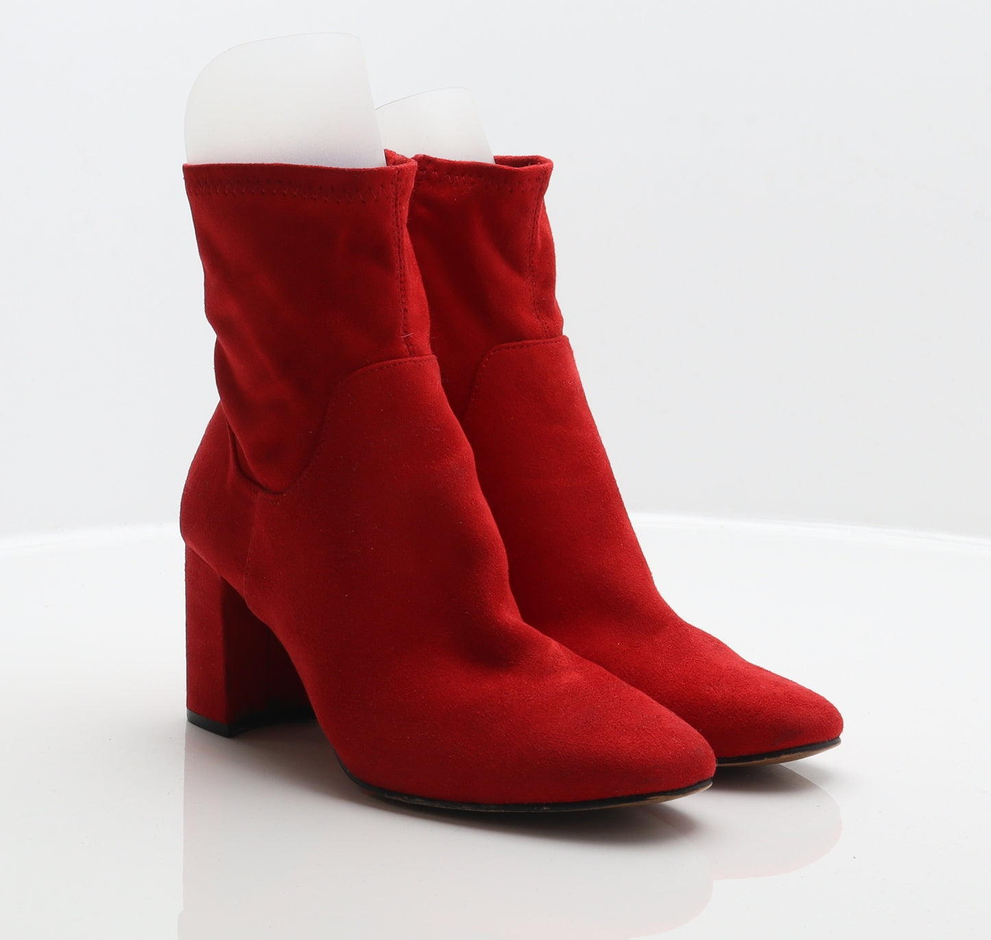 H&M Womens Red Polyester Sock Boot UK 5 38