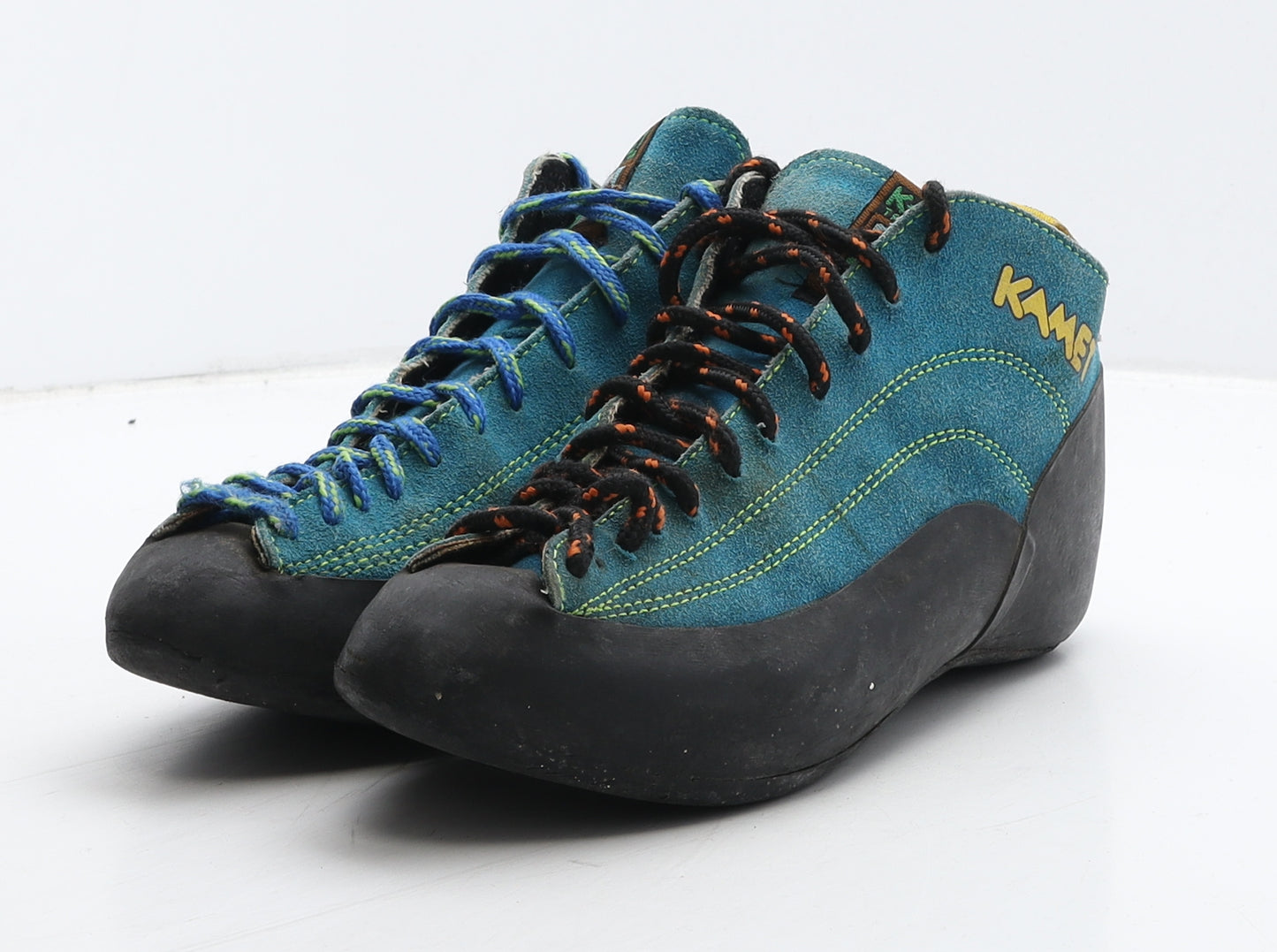 Kamet Mens Blue Leather Trainer UK 8 42 - Climbing
