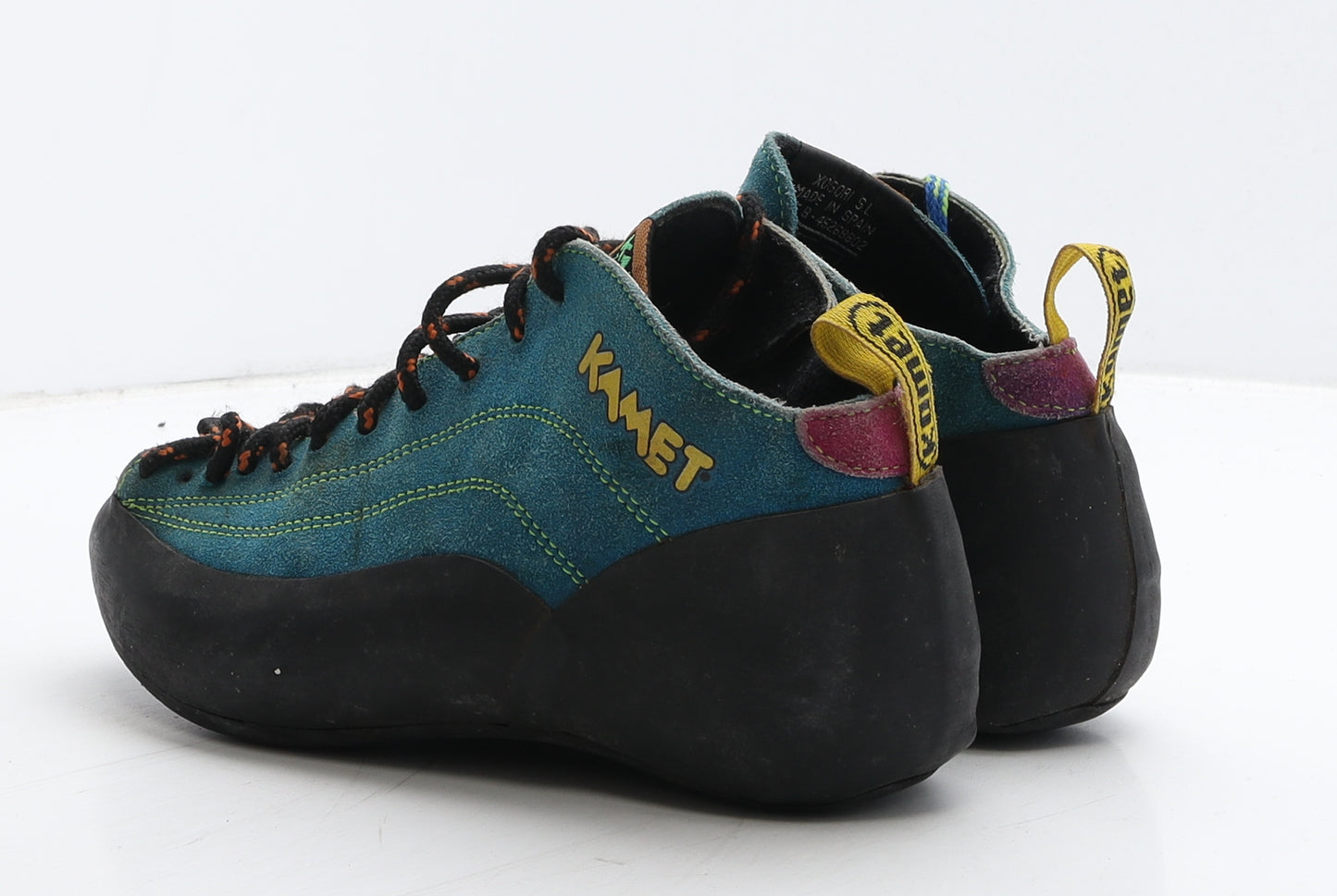 Kamet Mens Blue Leather Trainer UK 8 42 - Climbing