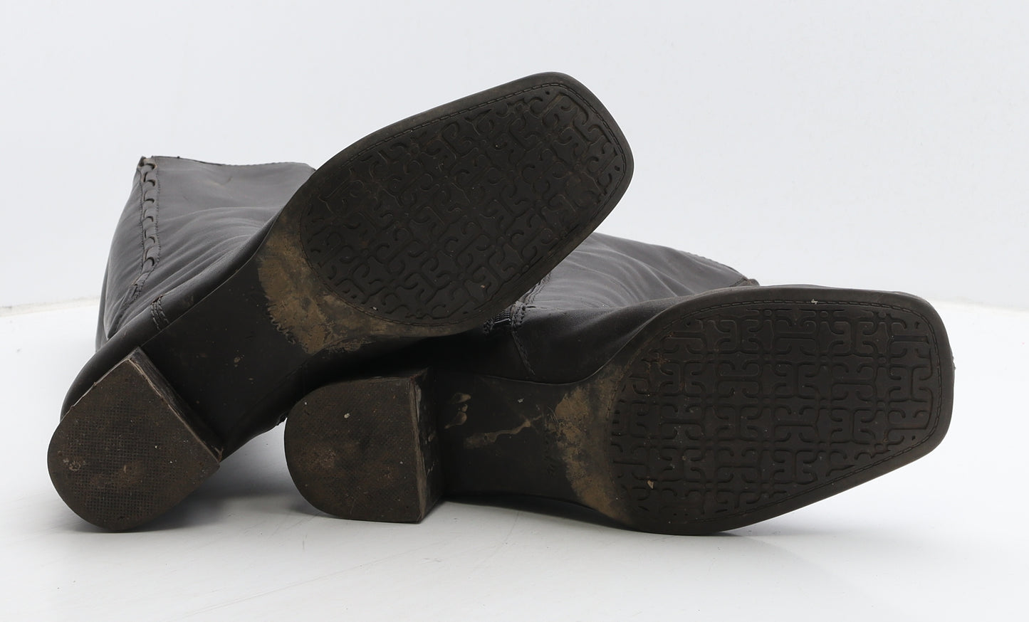 Clarks Womens Brown Leather Platform Boot UK 7