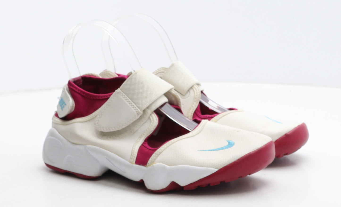 Nike Womens Ivory Geometric Leather Strappy Sandal UK 4.5 37.5