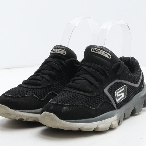 Skechers Boys Black Fabric Trainer UK 13.5 33
