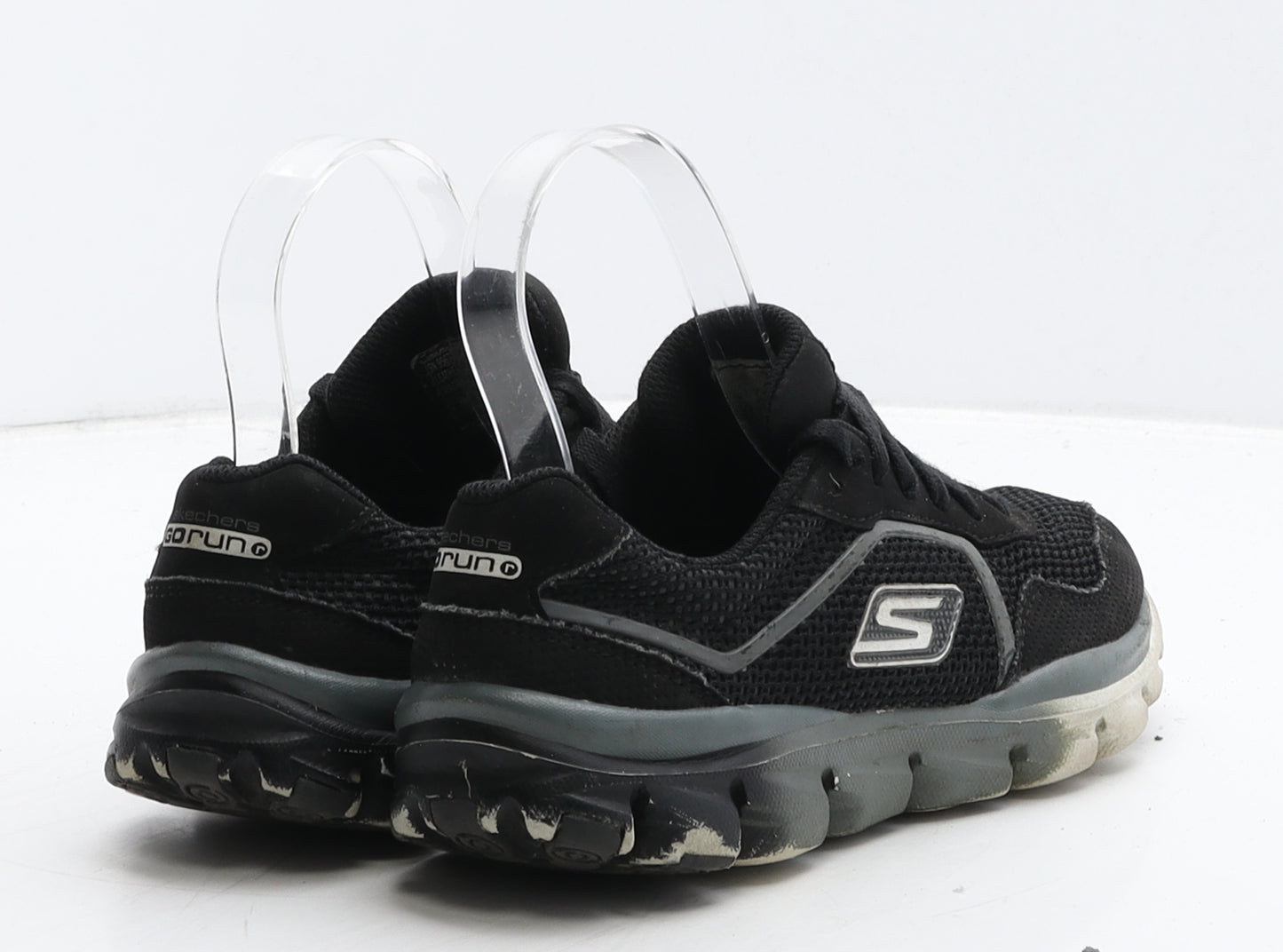 Skechers Boys Black Fabric Trainer UK 13.5 33