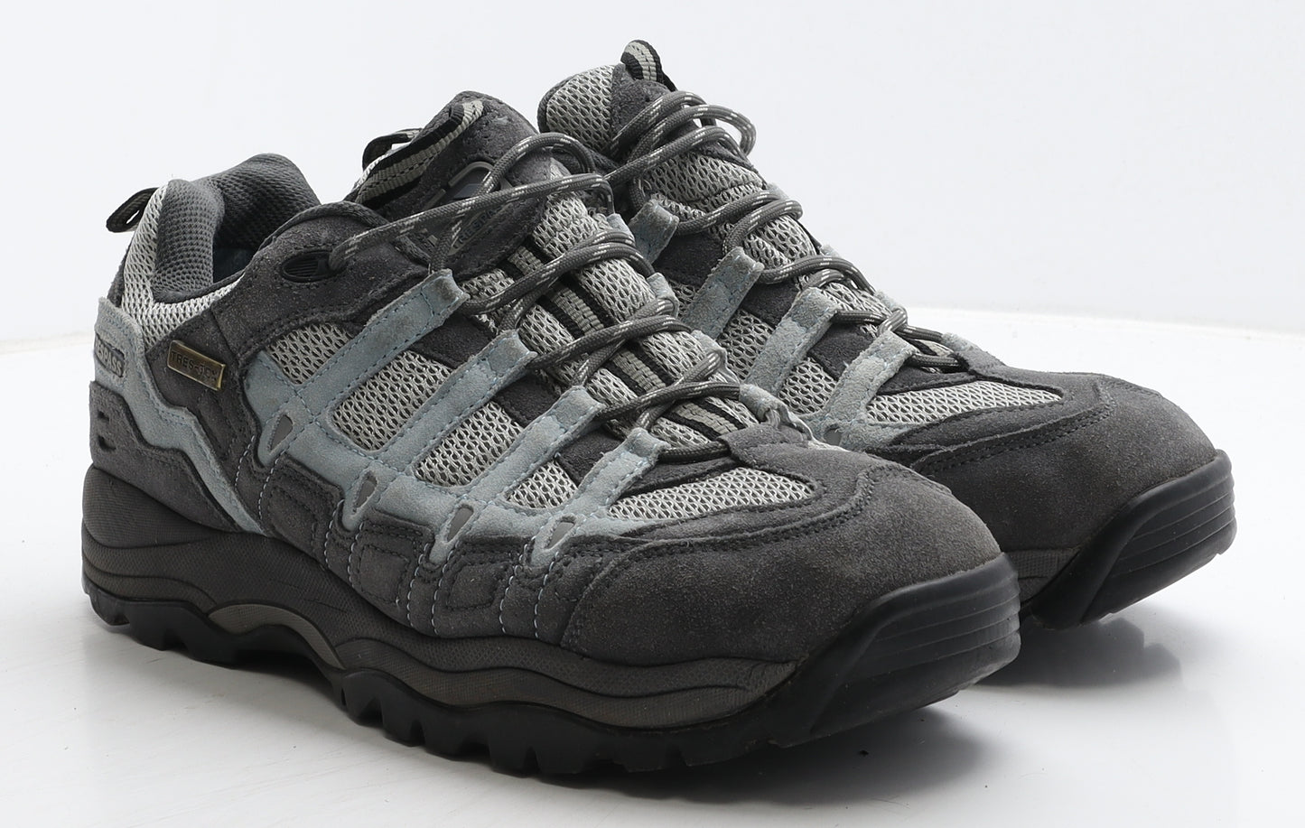 Trespass Mens Grey Geometric Leather Trainer UK 11 45