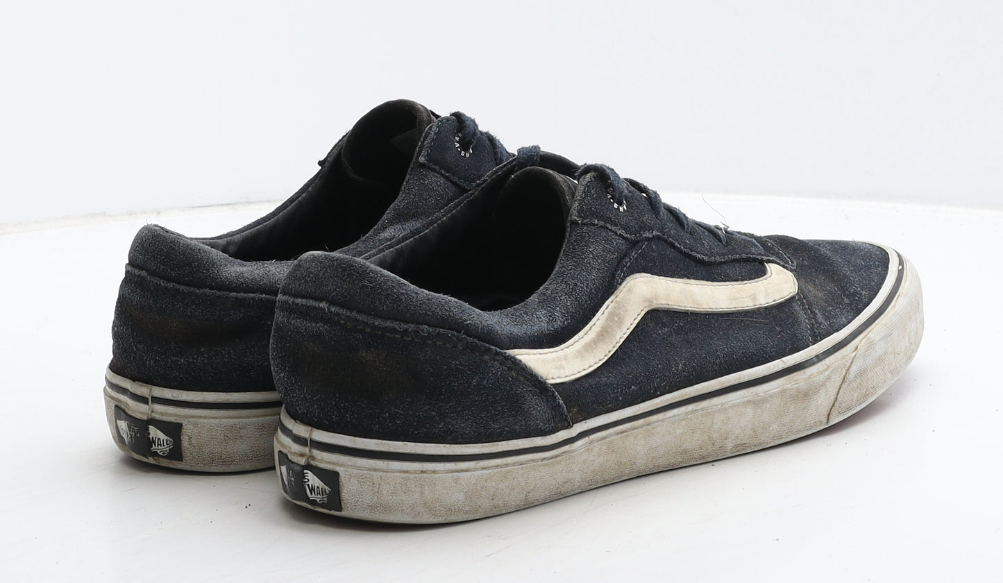 VANS Mens Blue Suede Trainer UK 11 46