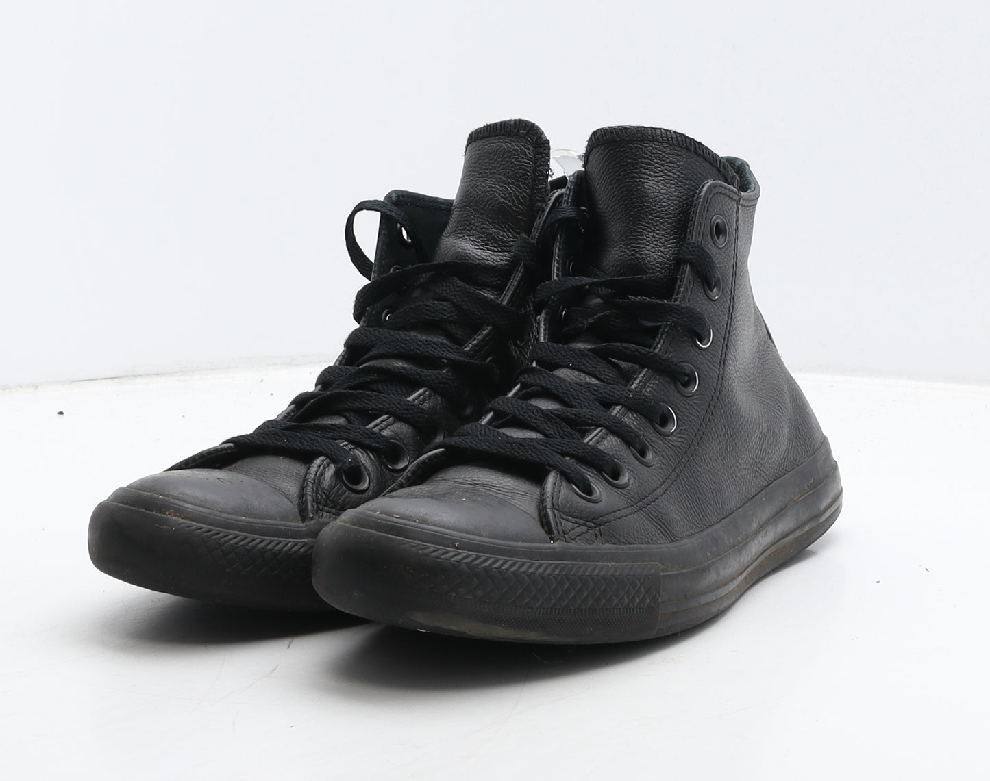 Converse Womens Black Leather Trainer UK 7 40