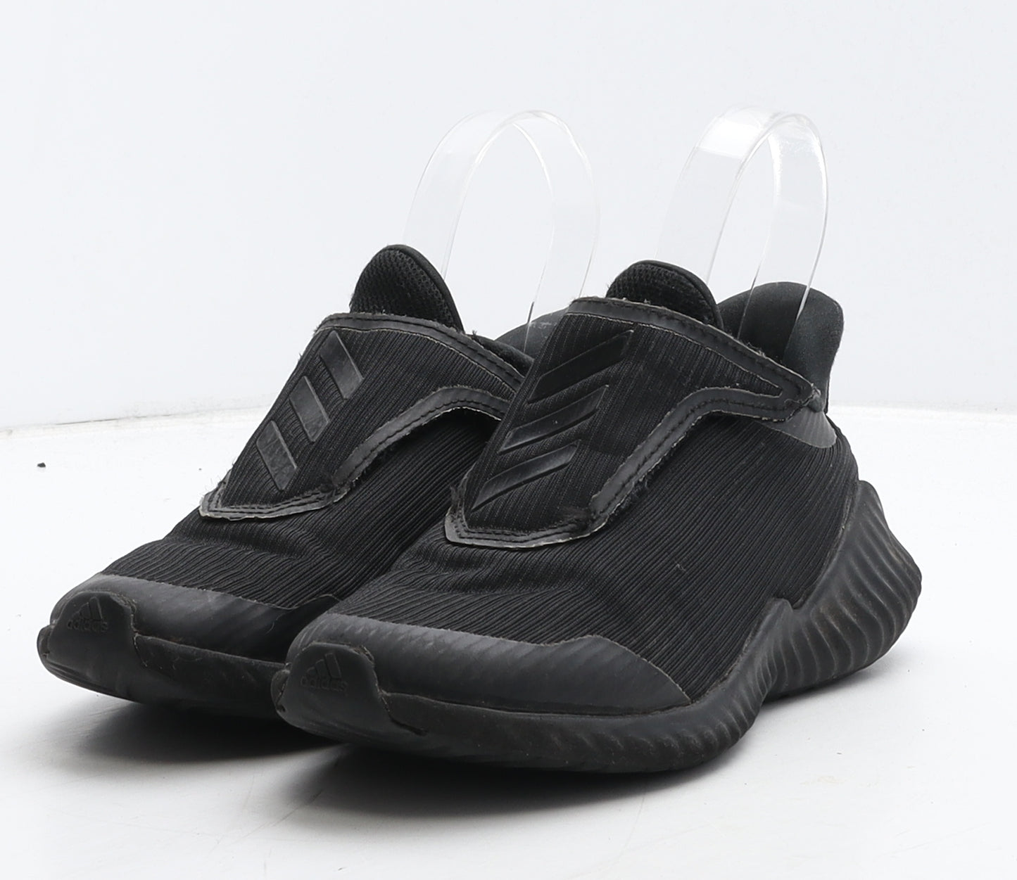 adidas Boys Black Fabric Trainer UK 13.5 32
