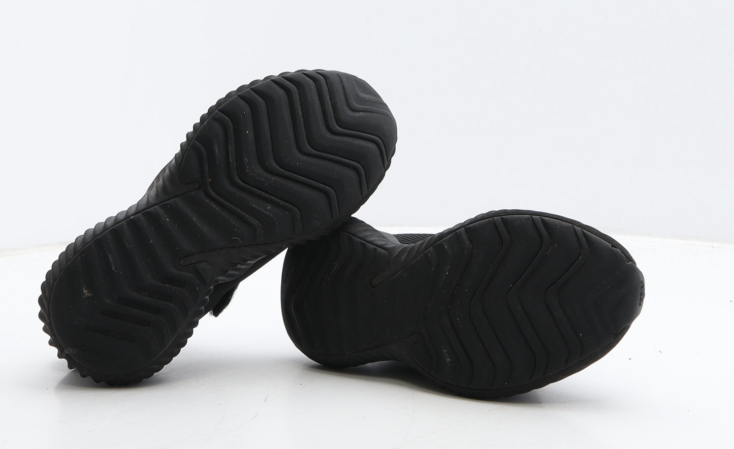 adidas Boys Black Fabric Trainer UK 13.5 32