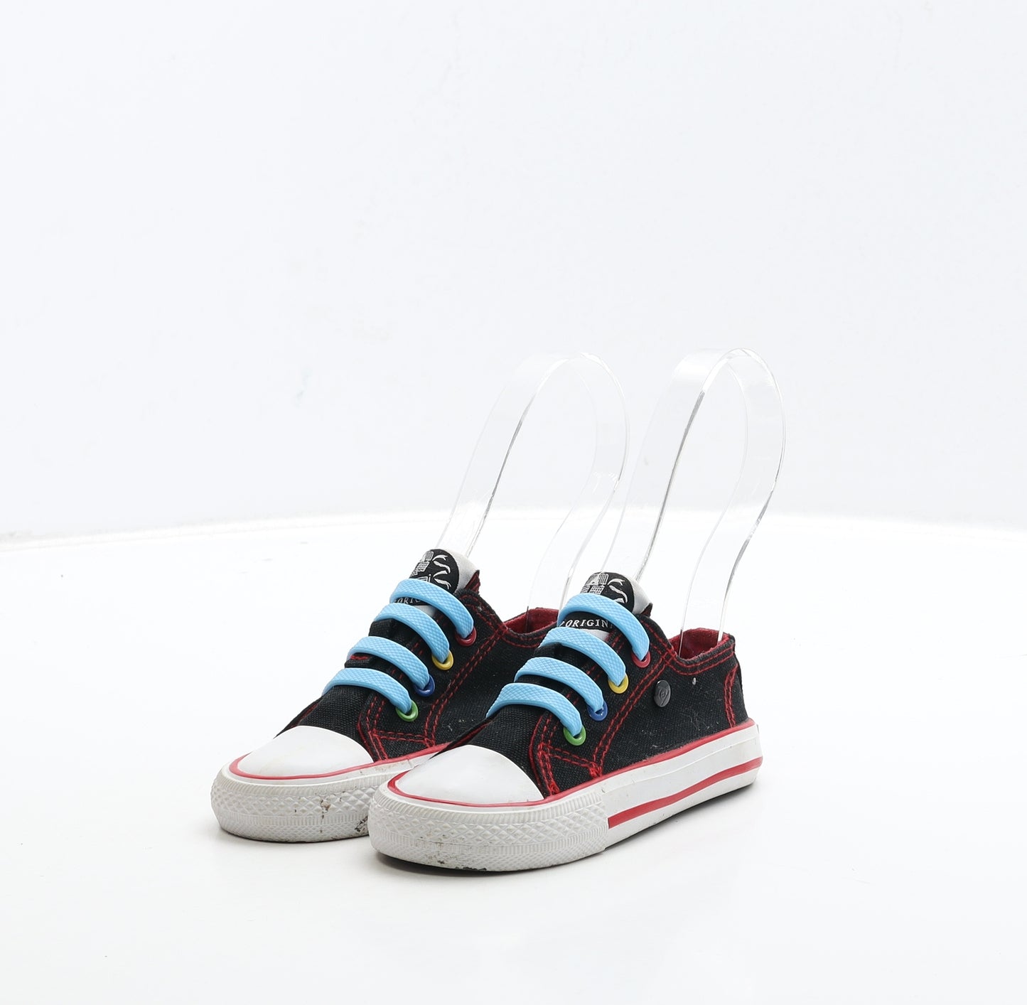 Dunlop Boys Black Fabric Trainer UK 6