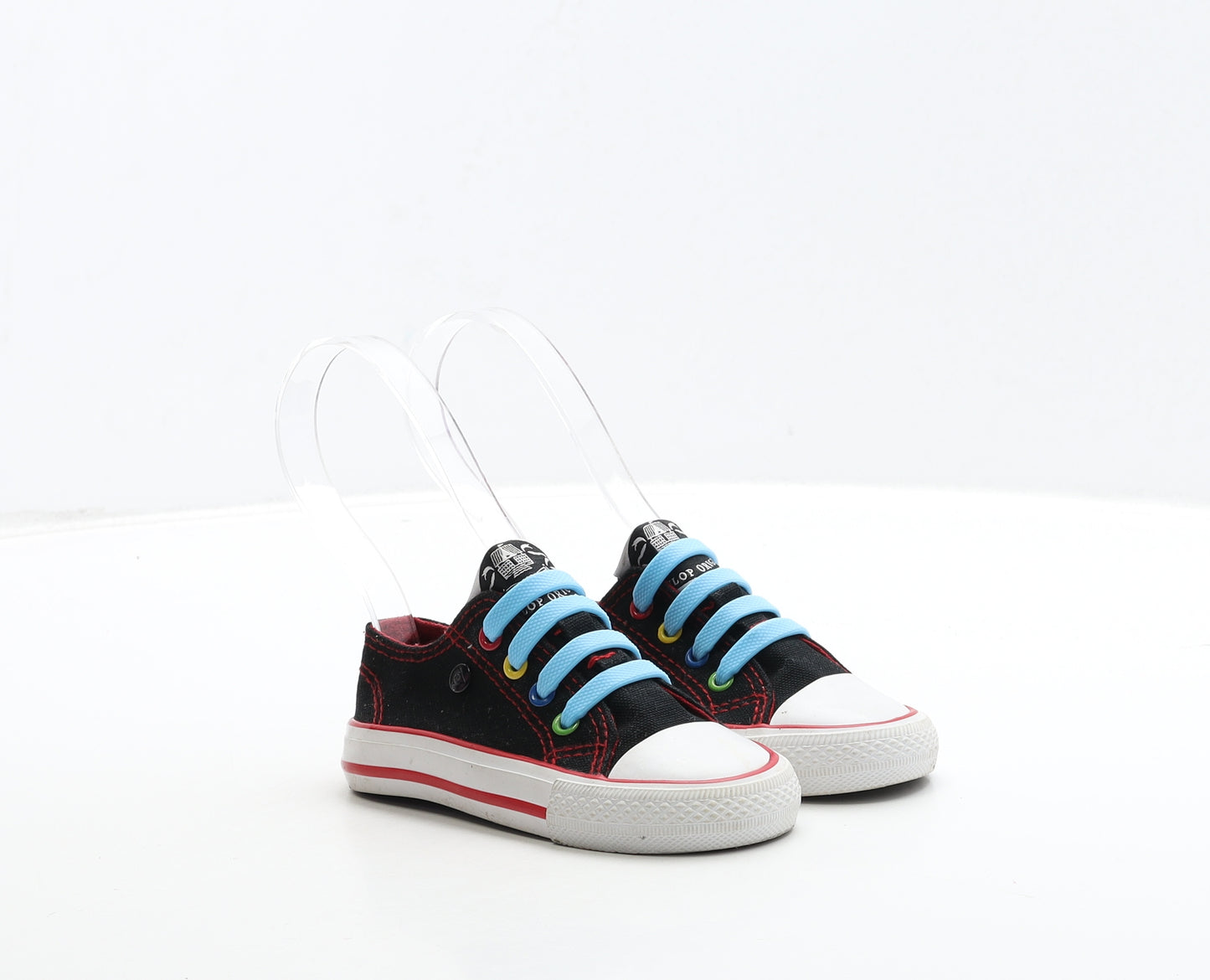 Dunlop Boys Black Fabric Trainer UK 6
