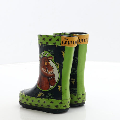 TU Boys Green Rubber Wellies Boot UK 4 - The Gruffalo