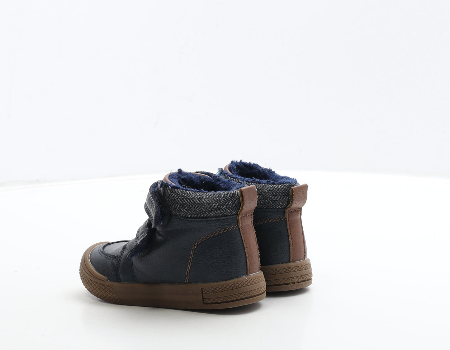 Debenhams Boys Blue Leather Trainer UK 6