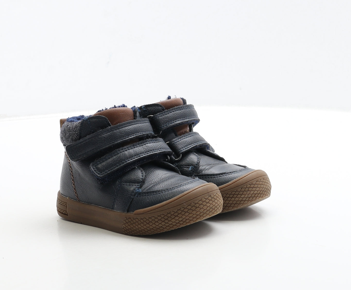 Debenhams Boys Blue Leather Trainer UK 6