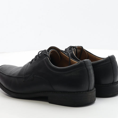 Soleflex Mens Black Leather Oxford Dress UK 8 42
