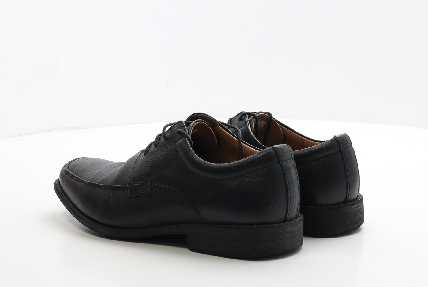 Soleflex Mens Black Leather Oxford Dress UK 8 42