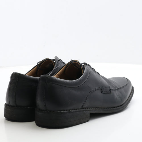 Soleflex Mens Black Leather Oxford Dress UK 8 42