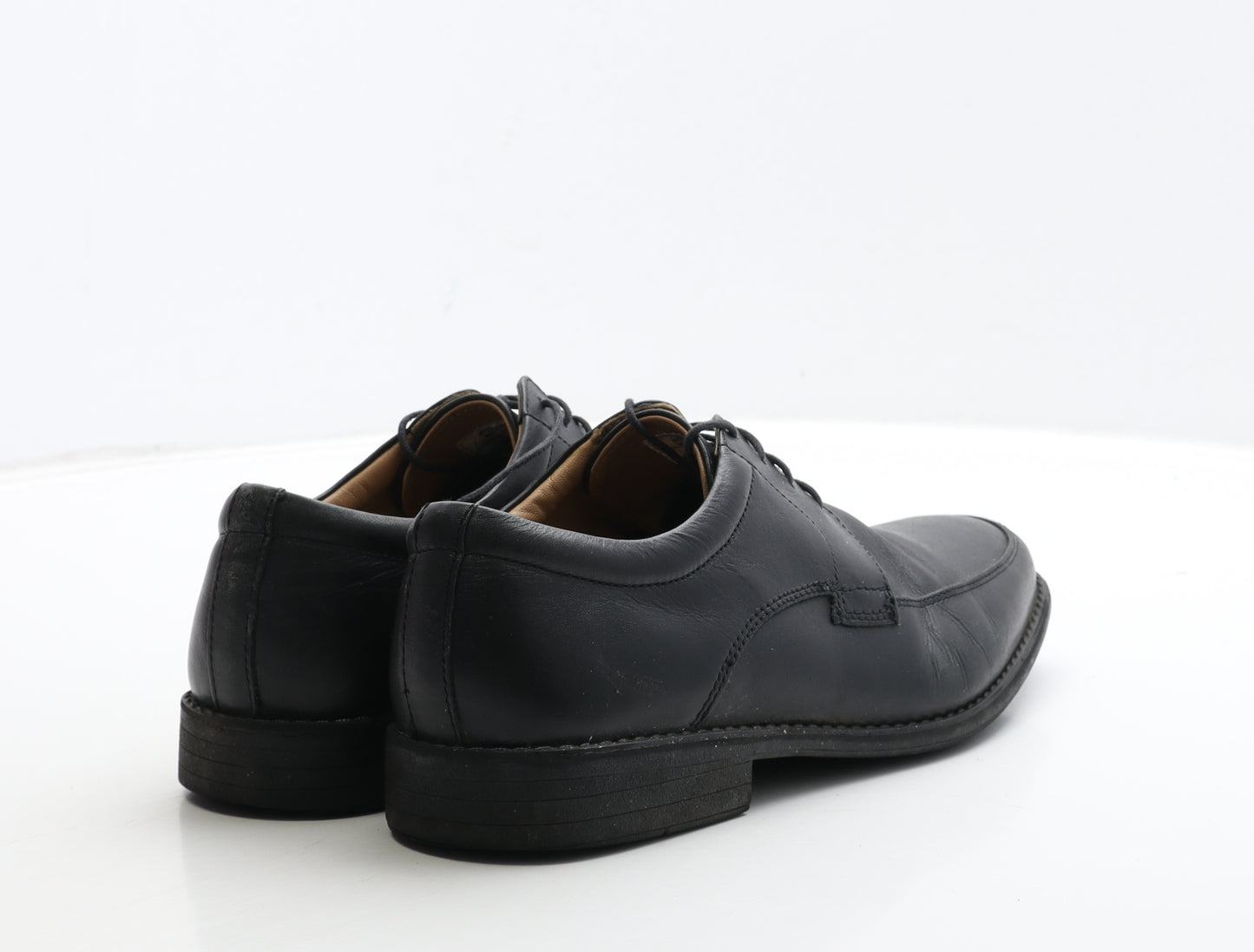 Soleflex Mens Black Leather Oxford Dress UK 8 42