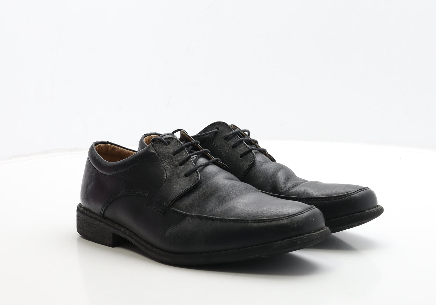 Soleflex Mens Black Leather Oxford Dress UK 8 42