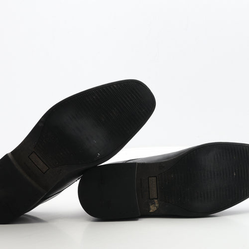 Soleflex Mens Black Leather Oxford Dress UK 8 42