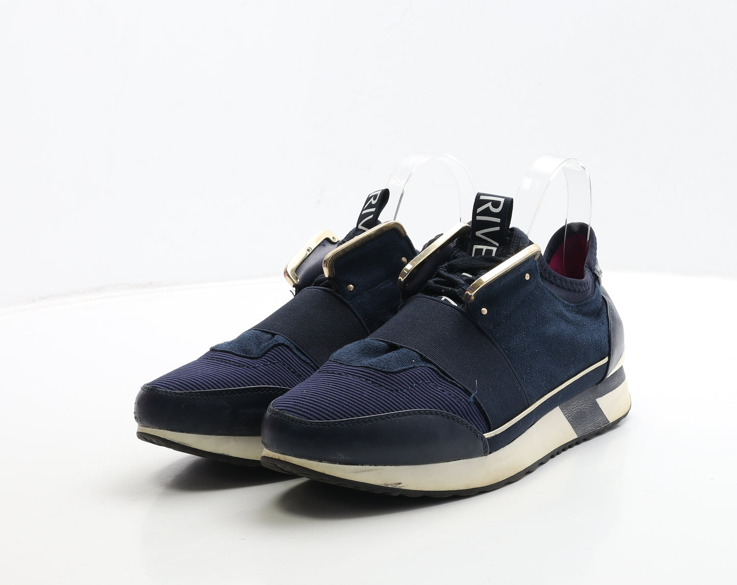 River Island Womens Blue Polyester Trainer UK 8 41