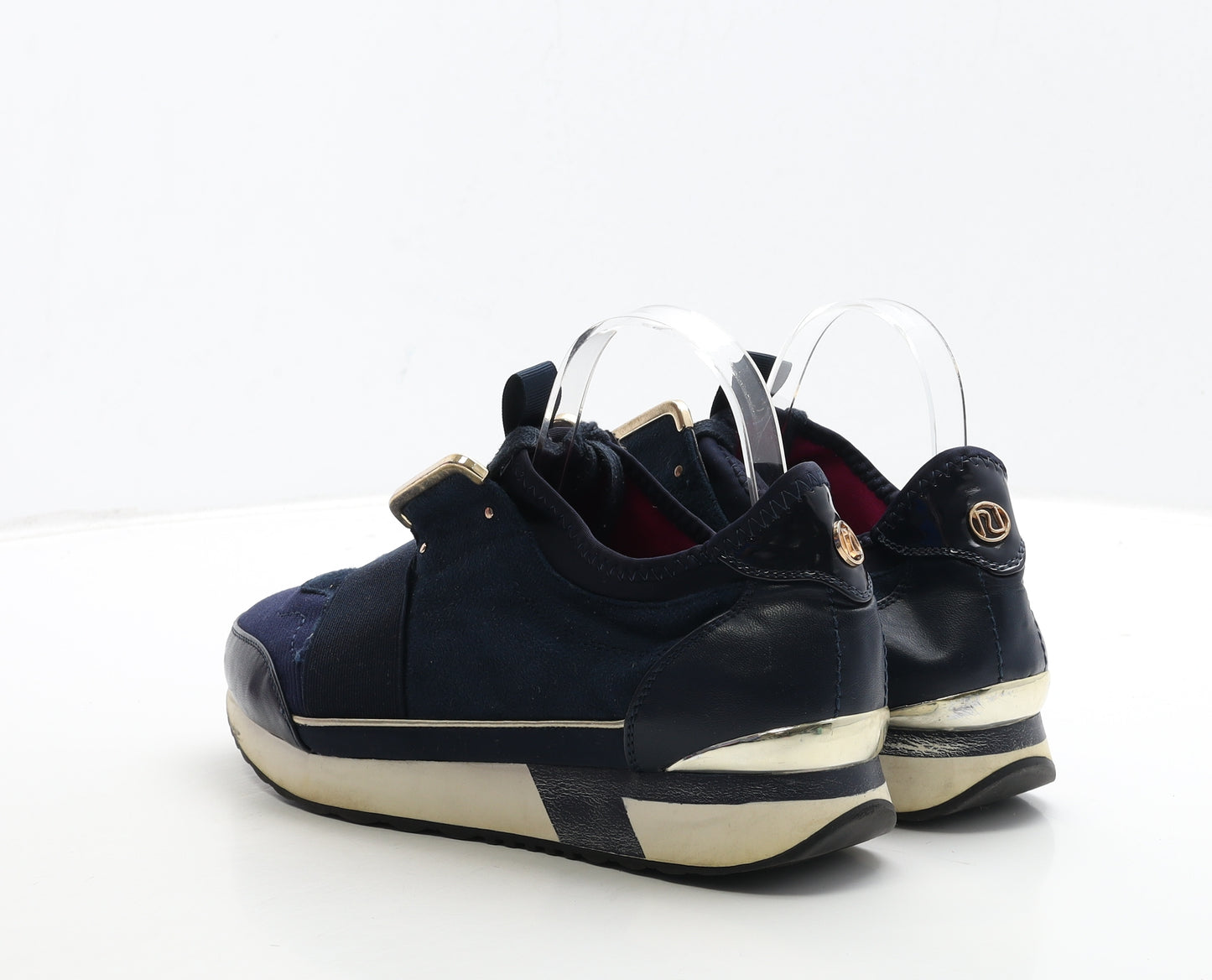 River Island Womens Blue Polyester Trainer UK 8 41