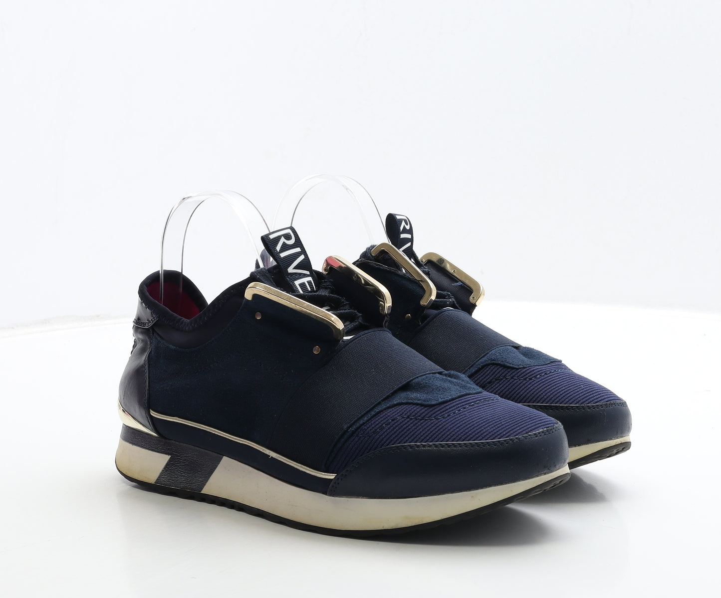 River Island Womens Blue Polyester Trainer UK 8 41