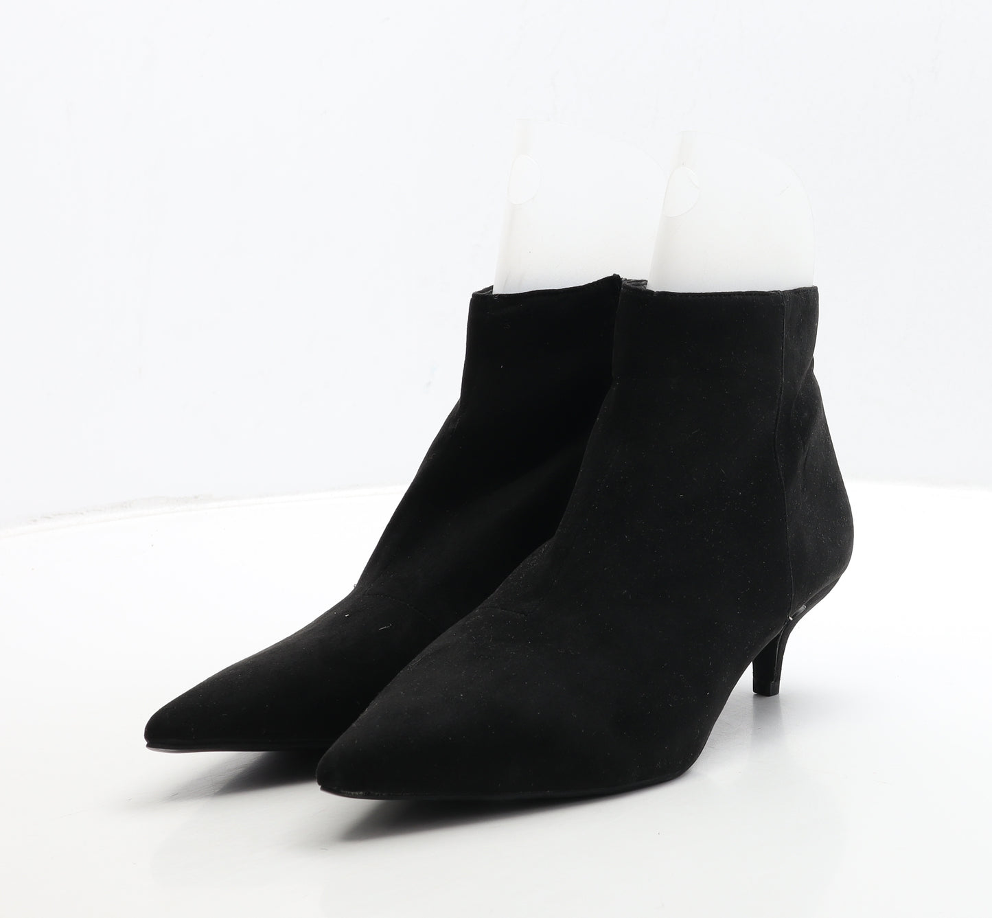 Primark Womens Black Suede Bootie Boot UK 8 42
