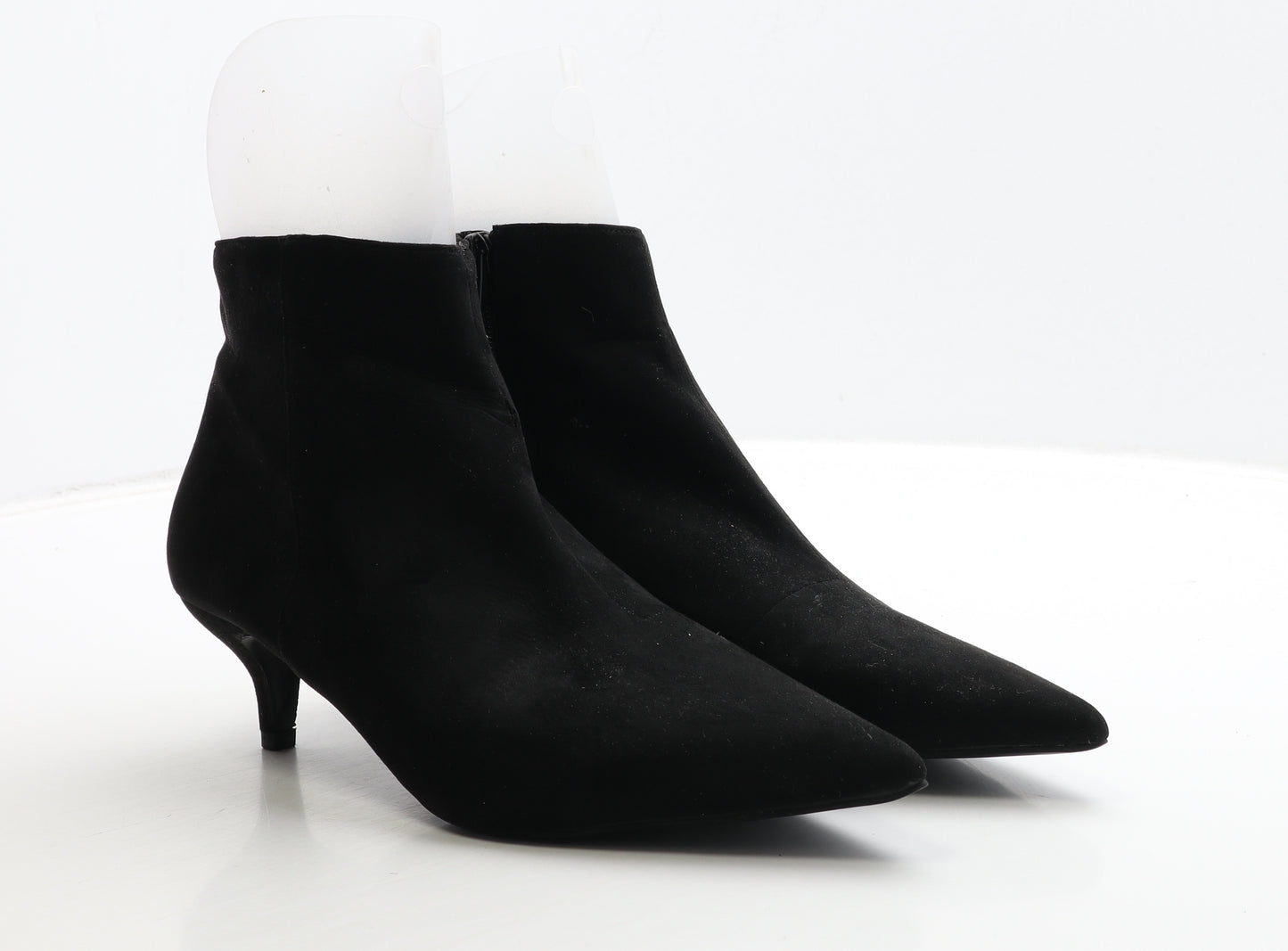 Primark Womens Black Suede Bootie Boot UK 8 42