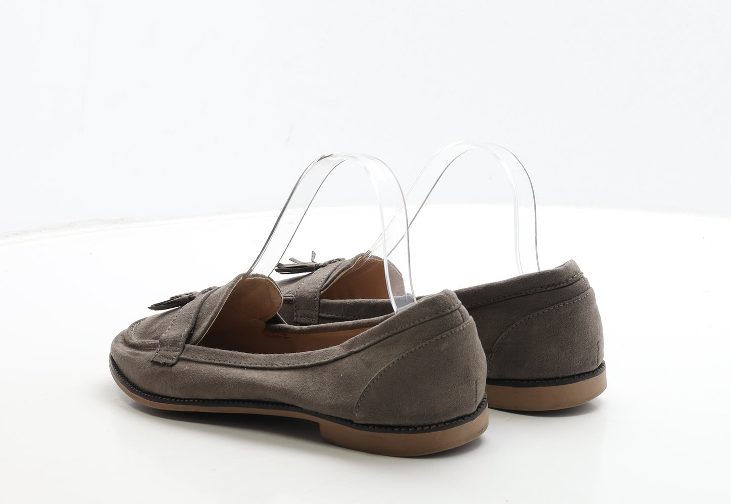 Dorothy Perkins Womens Brown Leather Loafer Flat UK 6 39
