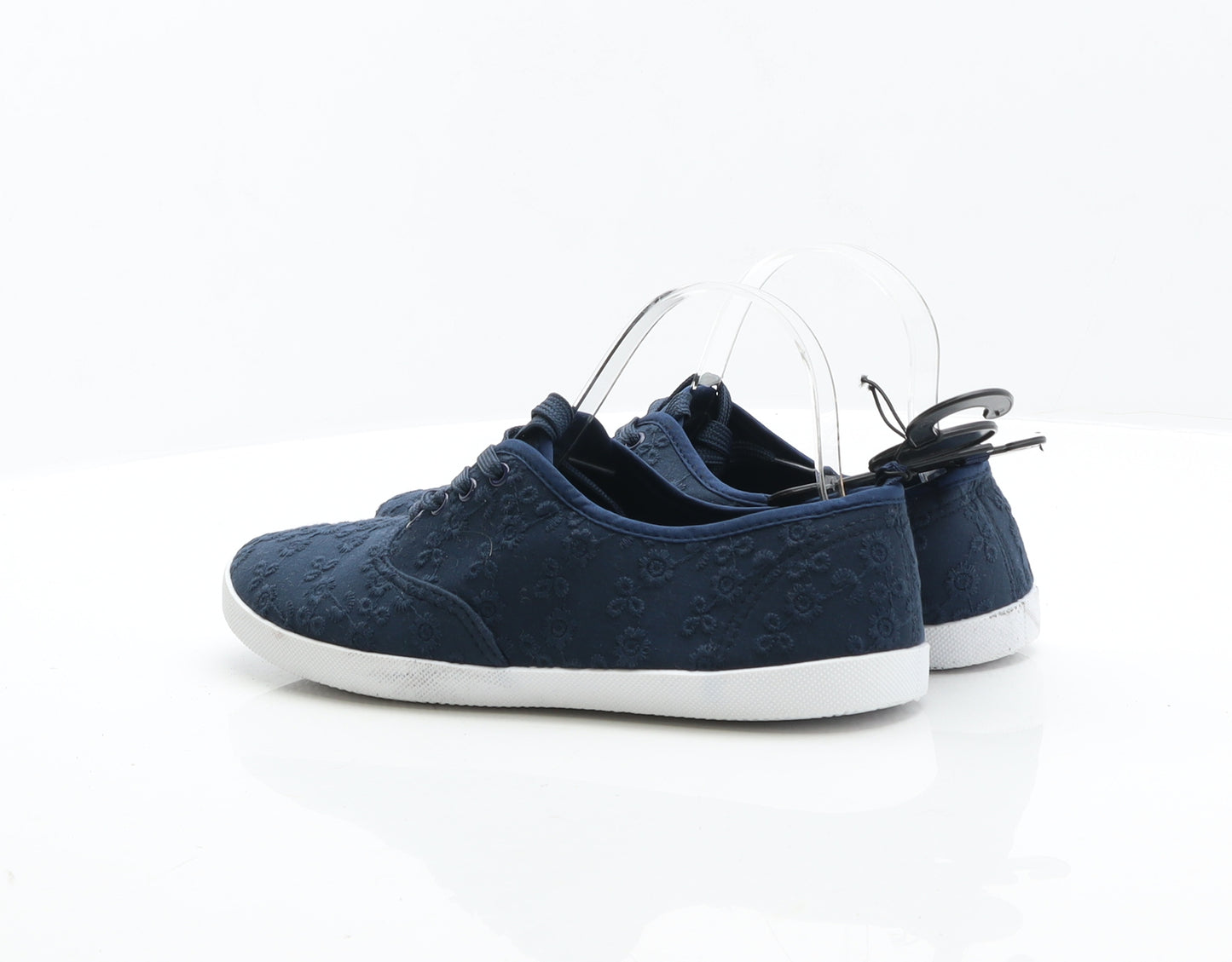 Primark Womens Blue Floral Fabric Trainer UK 6 39
