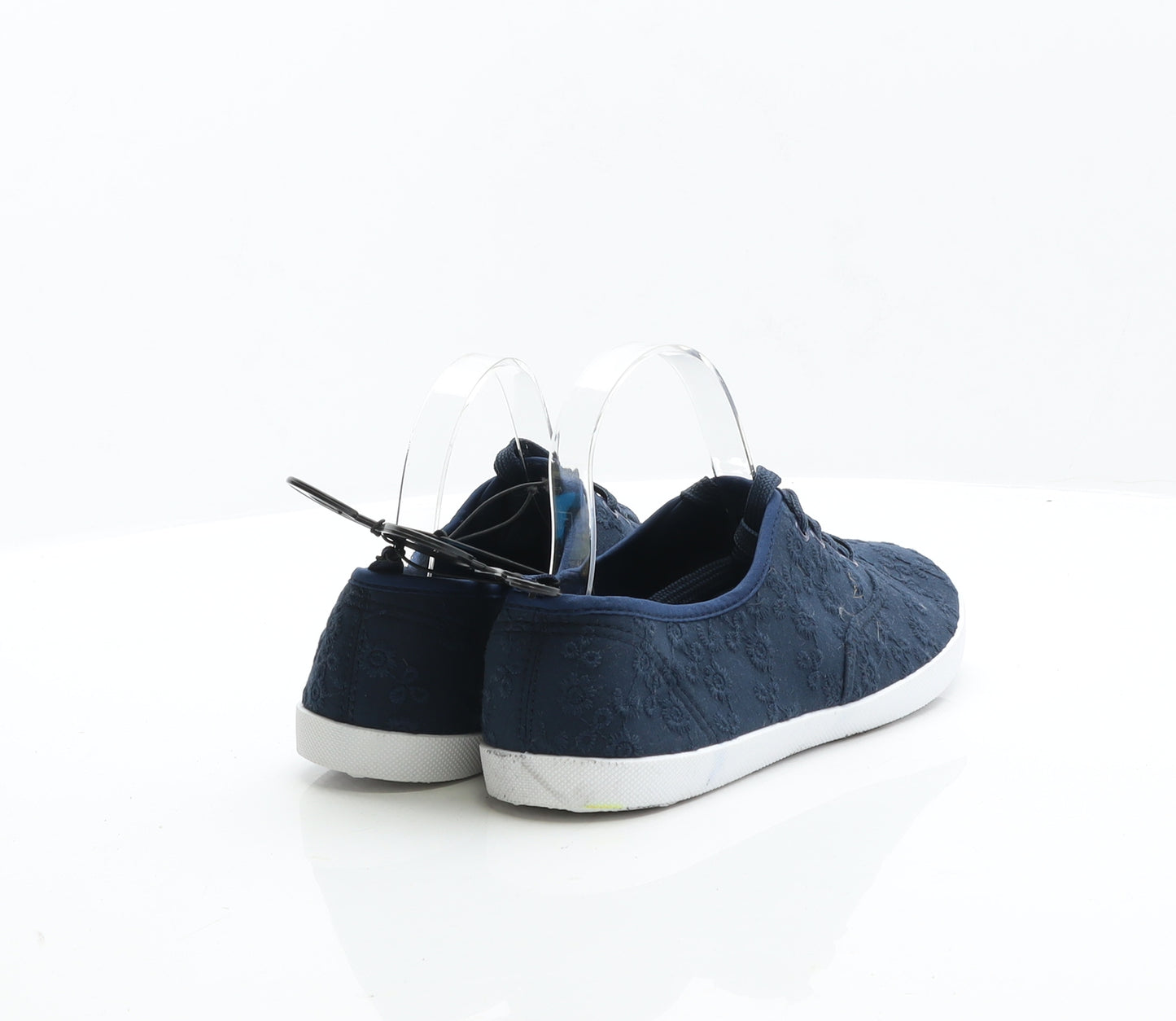 Primark Womens Blue Floral Fabric Trainer UK 6 39