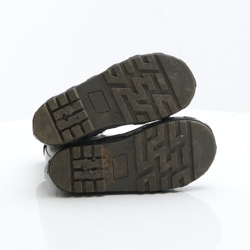 NEXT Boys Green Rubber Wellies Boot UK 11 - Rocket Wellies