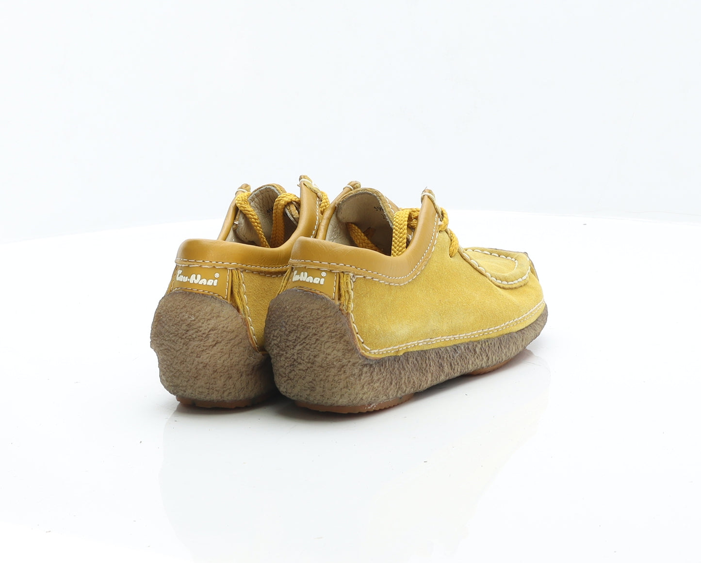 Tau-Nari Boys Yellow Leather Chukka Dress UK 2 35