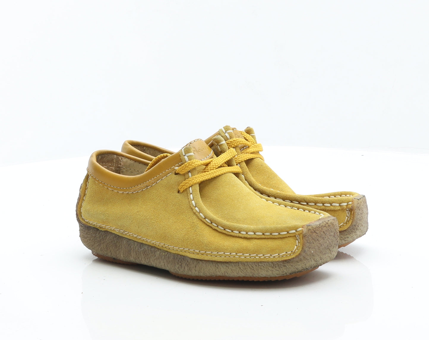 Tau-Nari Boys Yellow Leather Chukka Dress UK 2 35