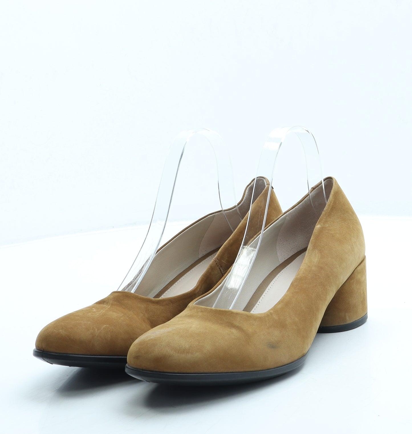 ECCO Womens Brown Suede Court Heel UK 8 41