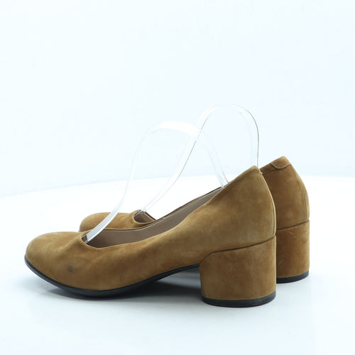 ECCO Womens Brown Suede Court Heel UK 8 41