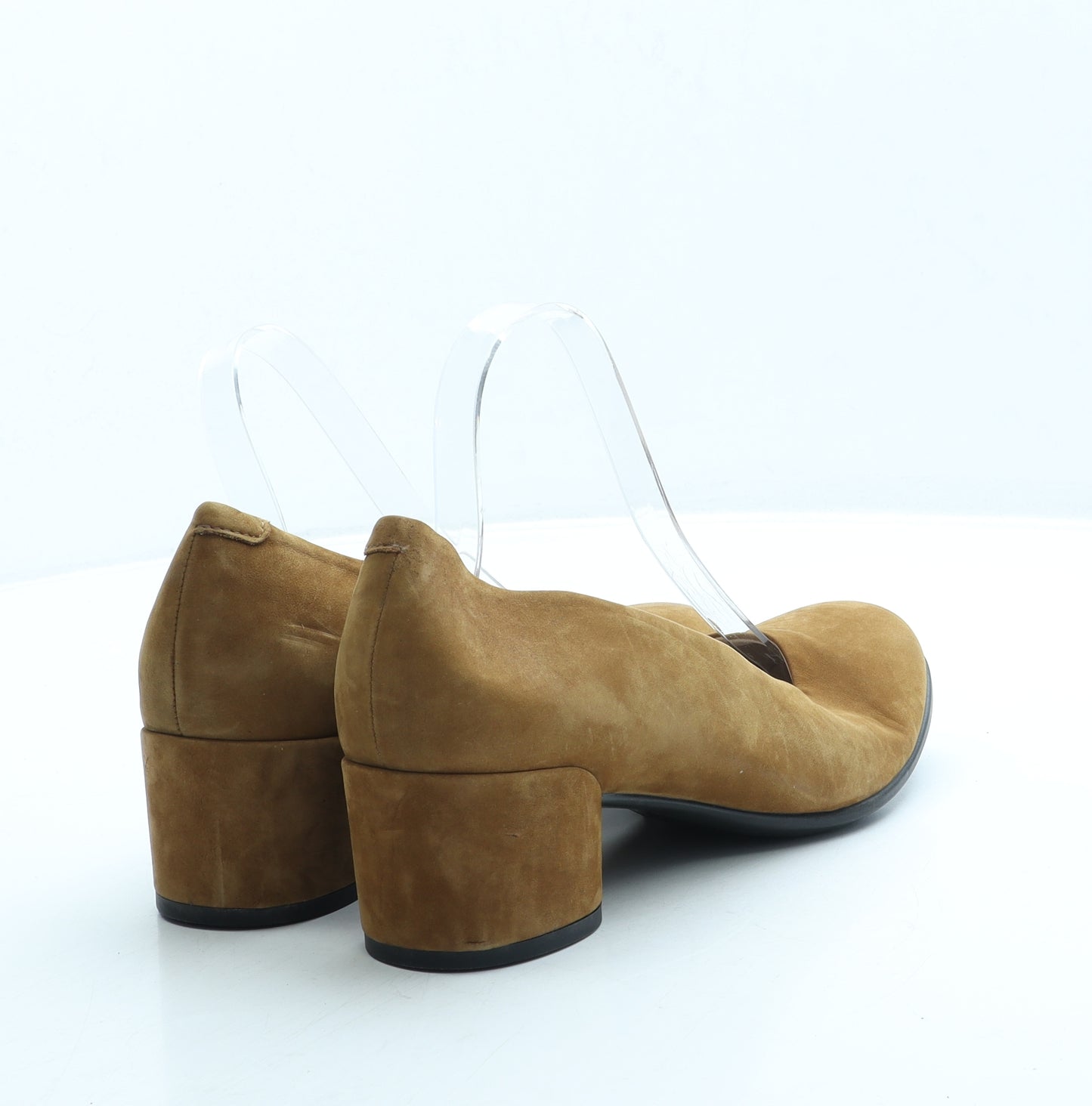 ECCO Womens Brown Suede Court Heel UK 8 41