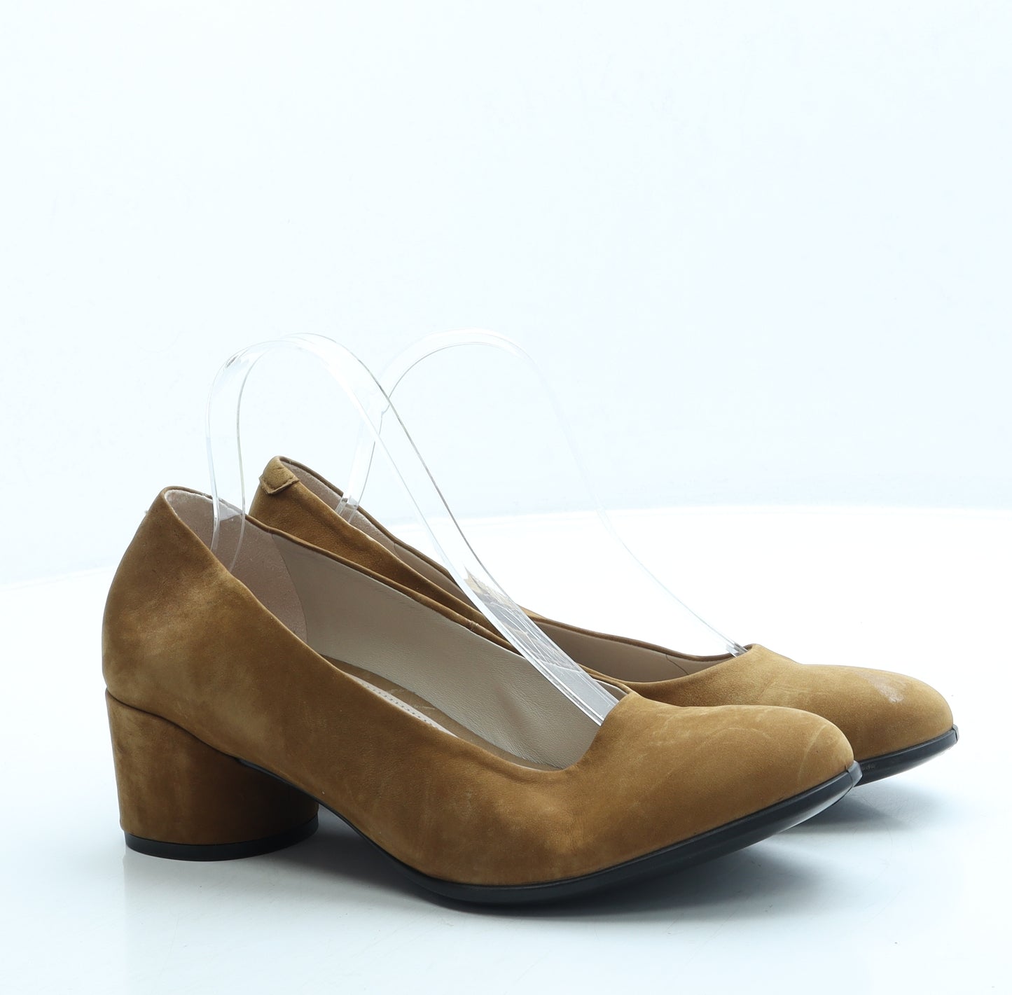 ECCO Womens Brown Suede Court Heel UK 8 41