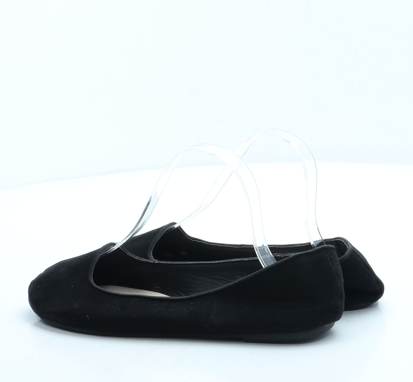 Primark Womens Black Suede Flat UK 5 38 US 7