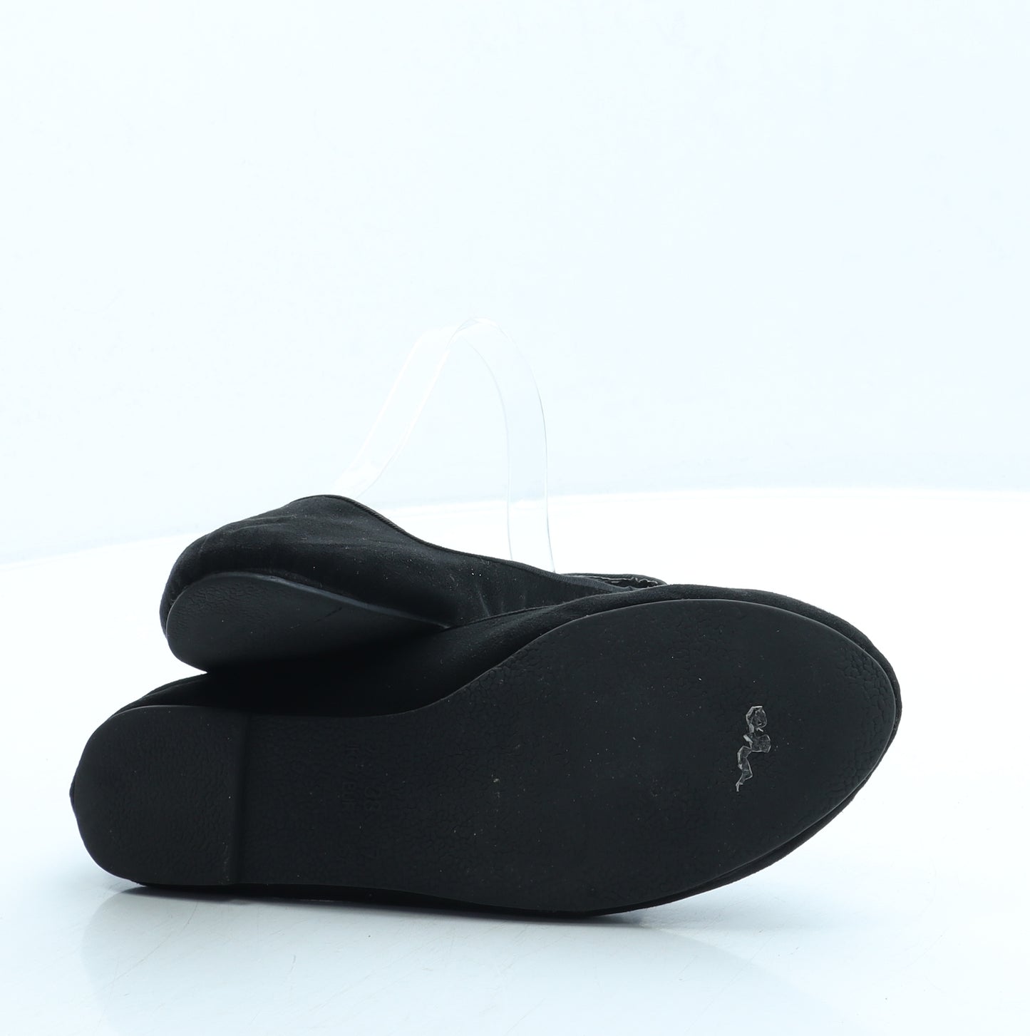 Primark Womens Black Suede Flat UK 5 38 US 7