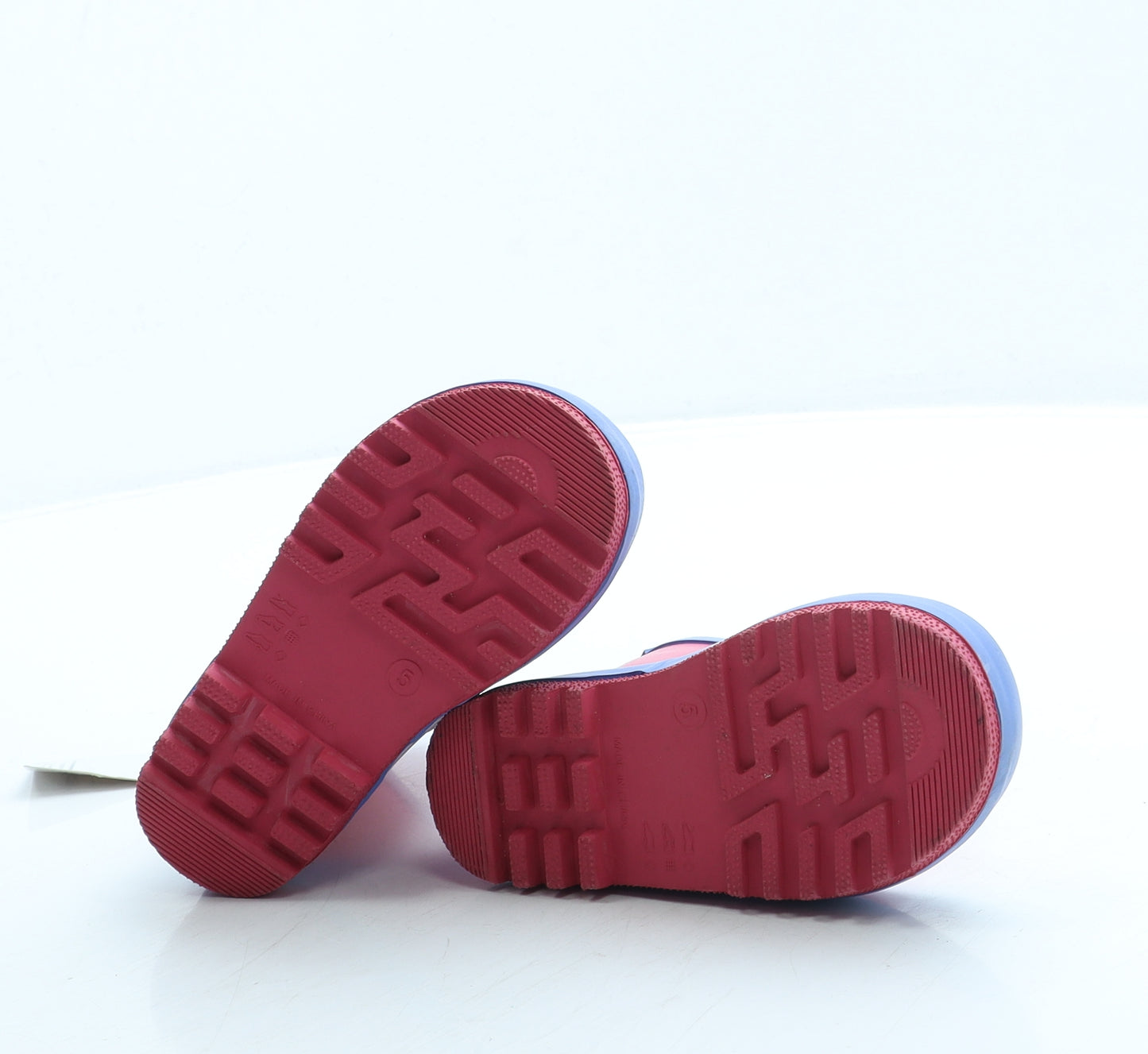 Marks and Spencer Girls Pink Rubber Wellies Boot UK 5 21 - Hello Kitty