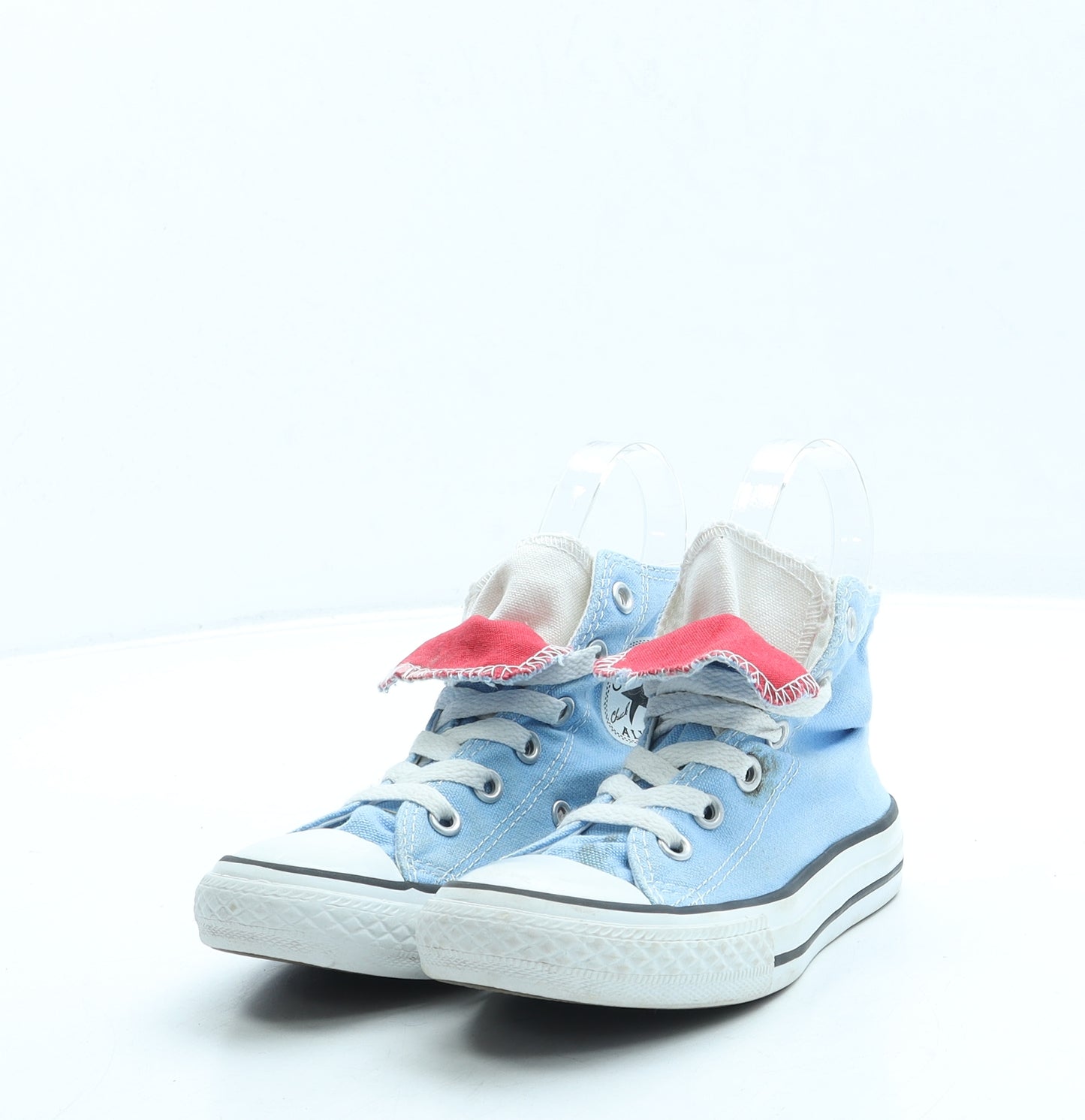 Converse Boys Blue Fabric Trainer UK 11 28 - Unisex