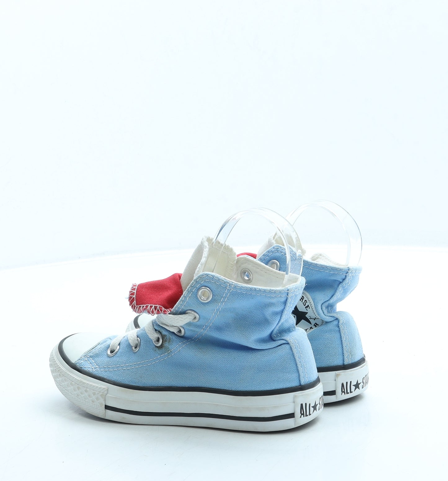 Converse Boys Blue Fabric Trainer UK 11 28 - Unisex