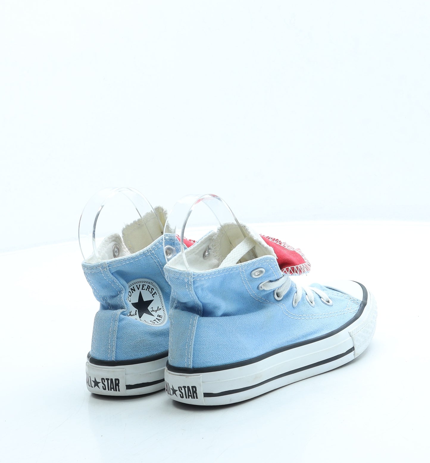 Converse Boys Blue Fabric Trainer UK 11 28 - Unisex