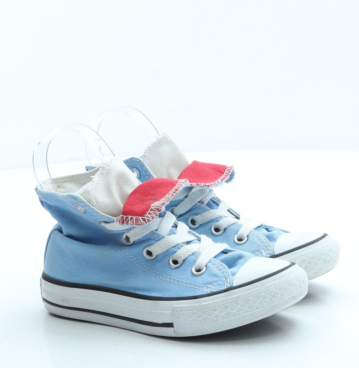 Converse Boys Blue Fabric Trainer UK 11 28 - Unisex
