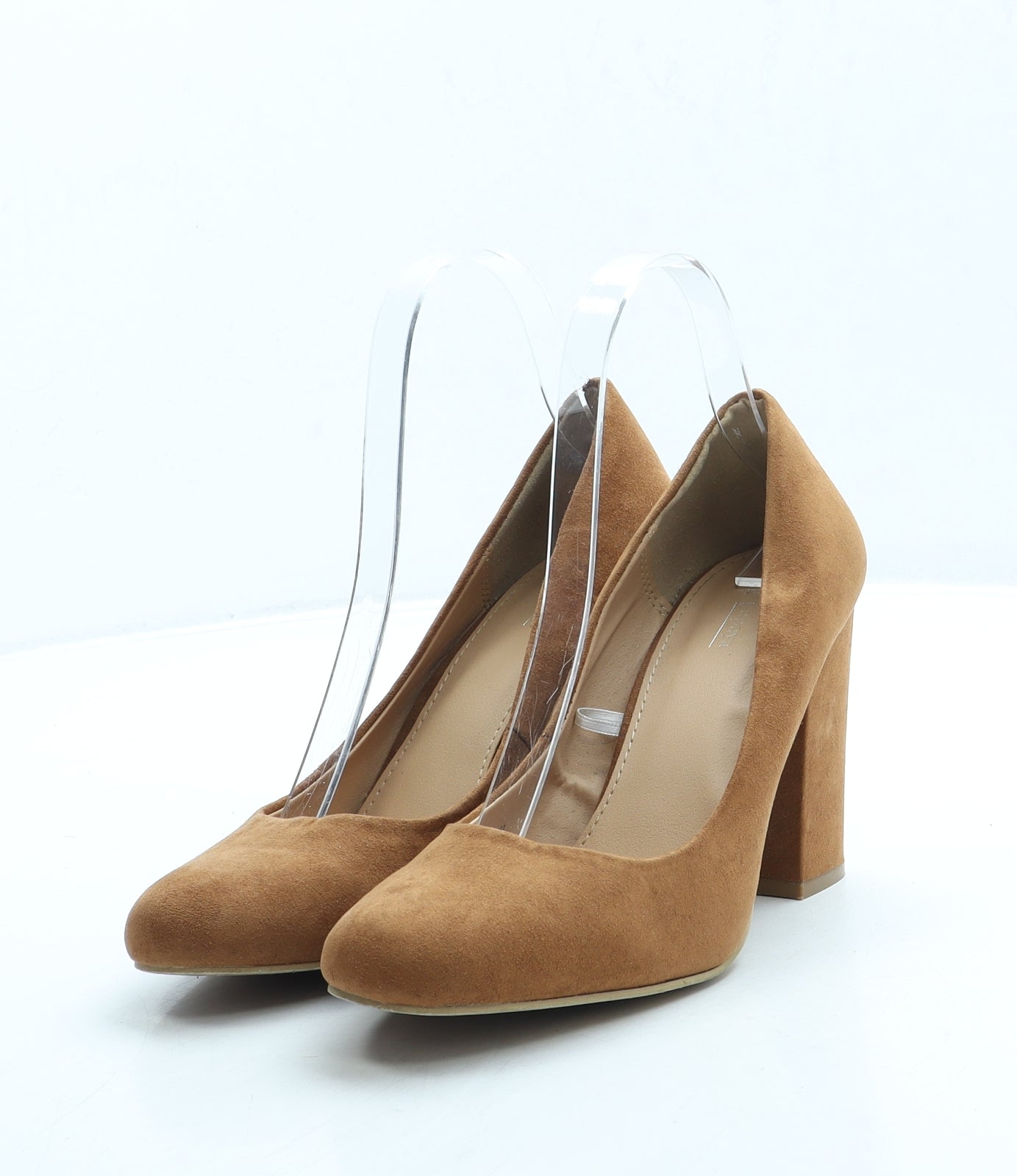 Papaya Womens Brown Suede Court Heel UK 5 38