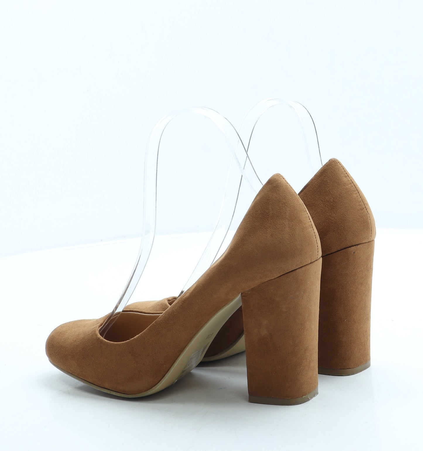 Papaya Womens Brown Suede Court Heel UK 5 38