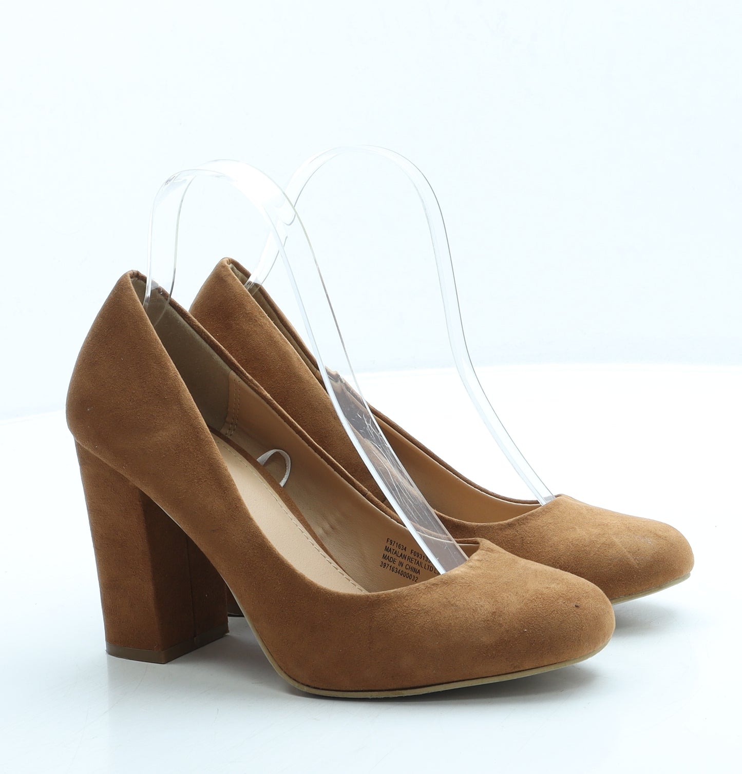 Papaya Womens Brown Suede Court Heel UK 5 38