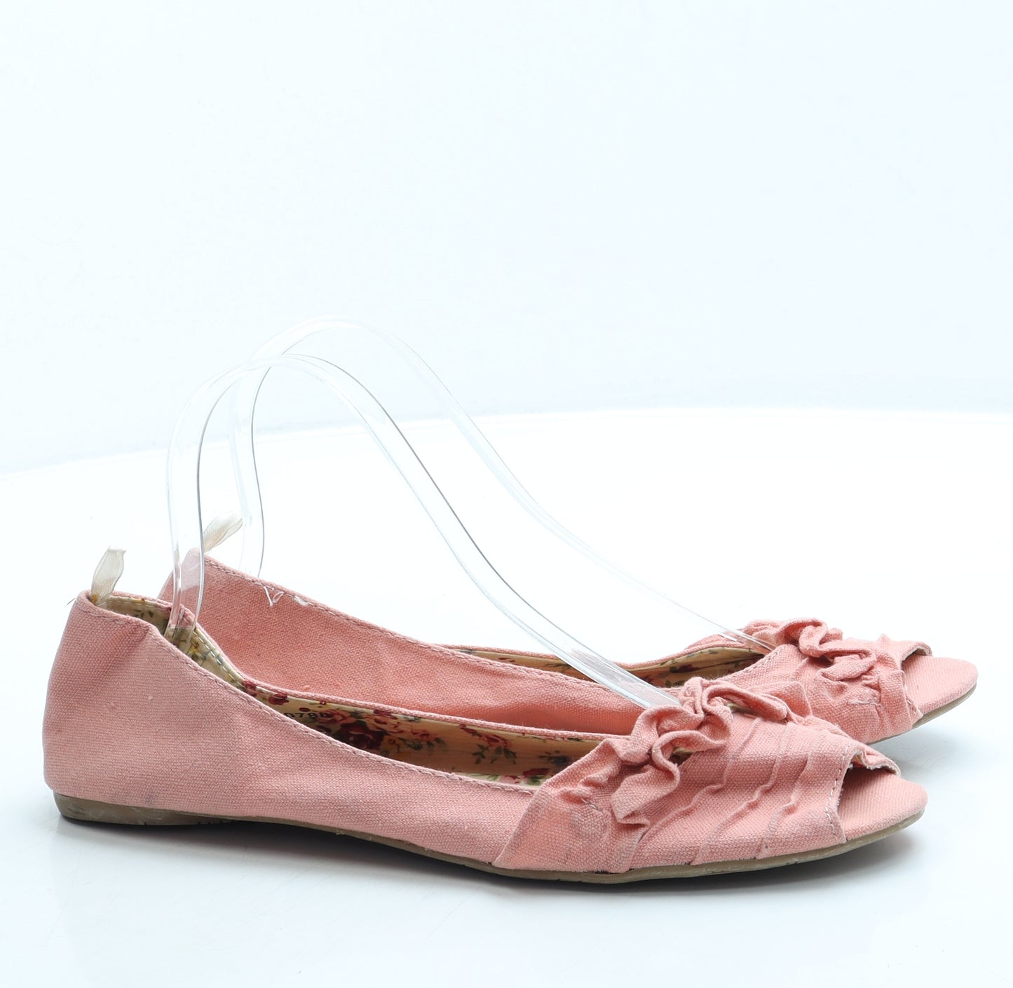 Atmosphere Womens Pink Polyester Flat UK 7 40